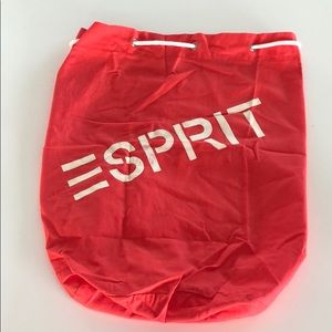 Vintage Esprit Canvas Drawstring backpack